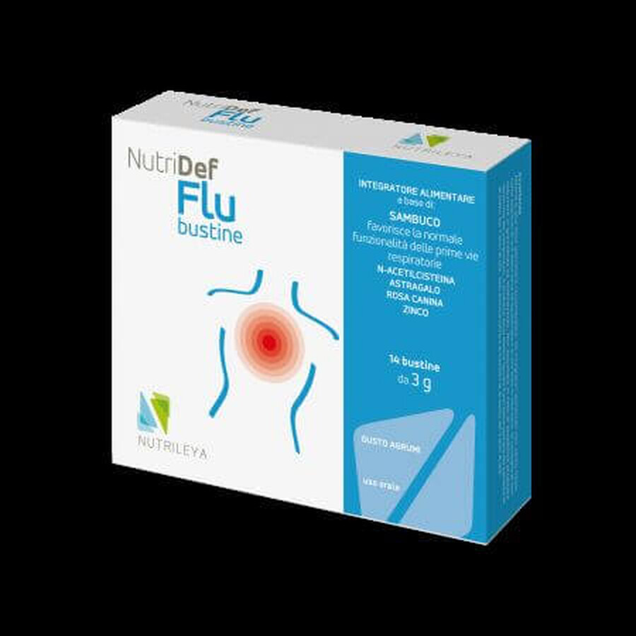 NutriDef Flu Bustine, 14 bustine, Nutrileya