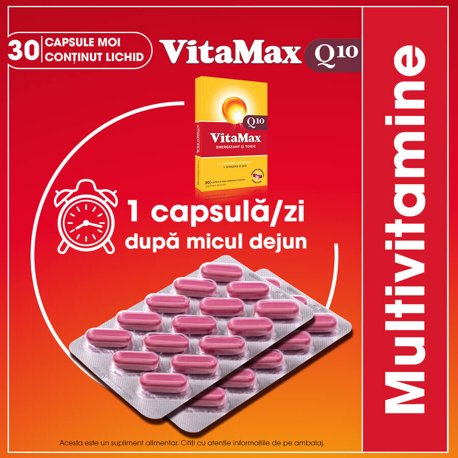 Confezione Vitamax Q10, 30 + 30 capsule, Perrigo