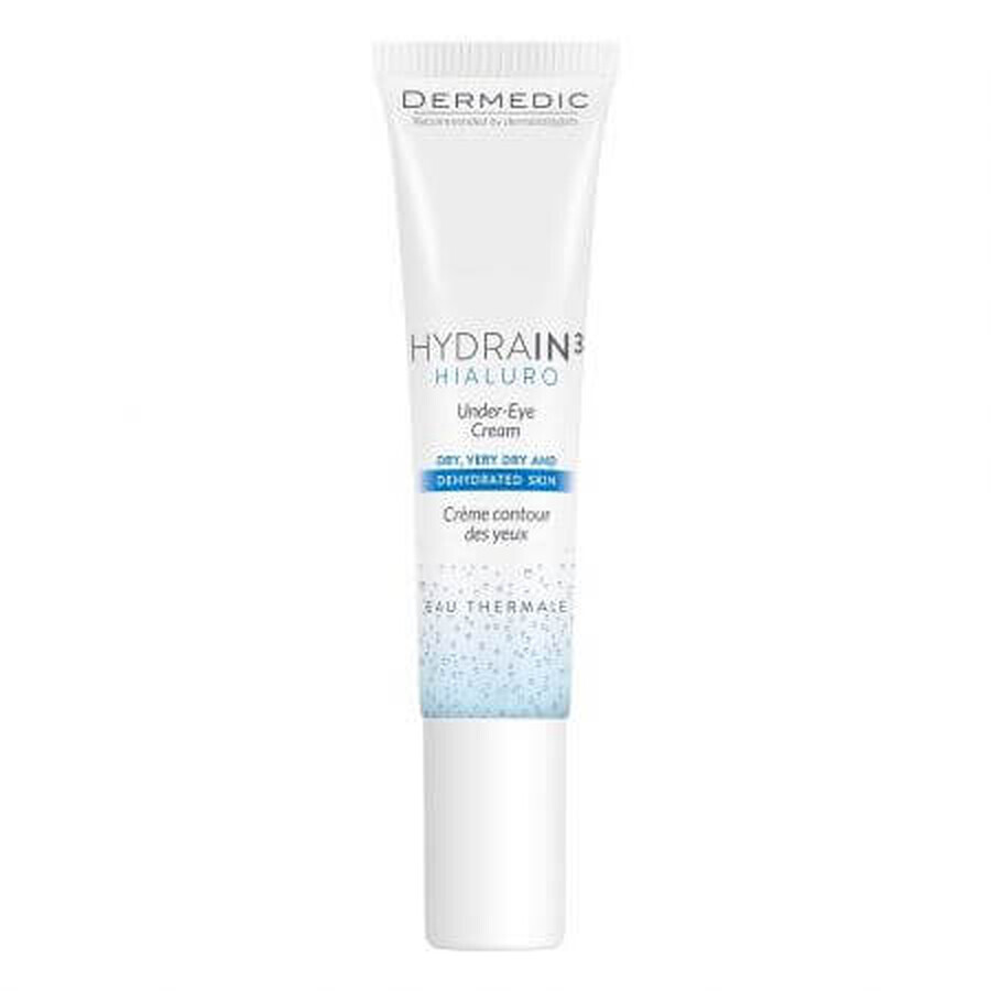 Hydrain3 Hialuro crema idratante contorno occhi, 15 ml, Dermedic