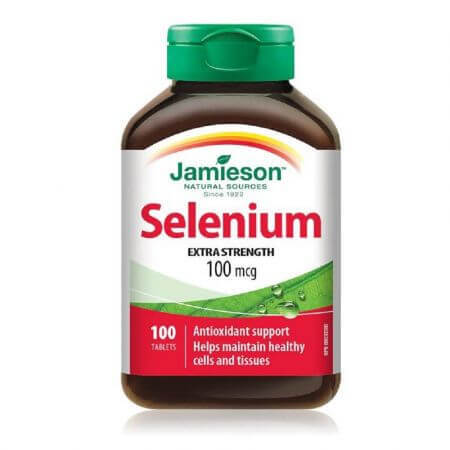 Selenium forte 100 mcg, 100 comprimés, Jamieson