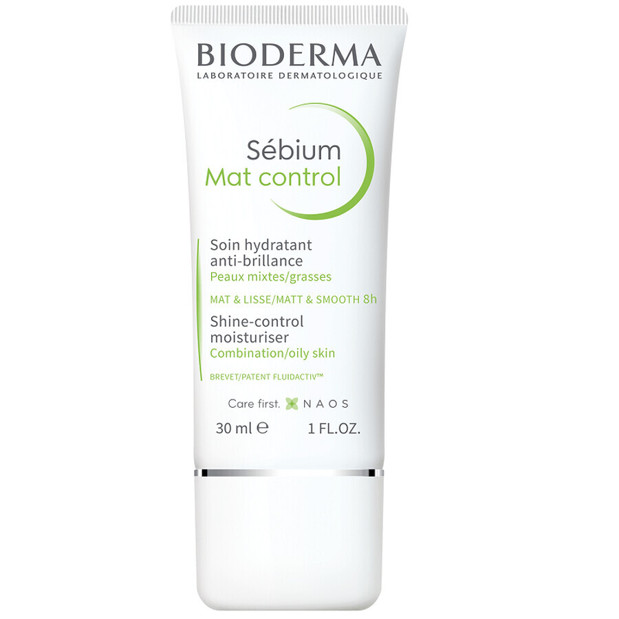 Bioderma Sebium Mattifying Mat Control Moisturizing Fluid, 30 ml 