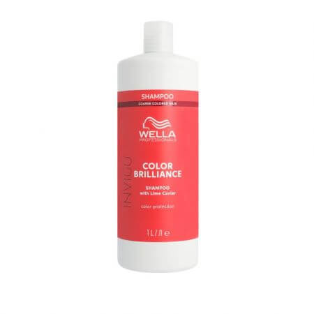 Shampooing pour cheveux colorés et rêches Invigo Color Brilliance Coarse, 1000 ml, Wella Professionals