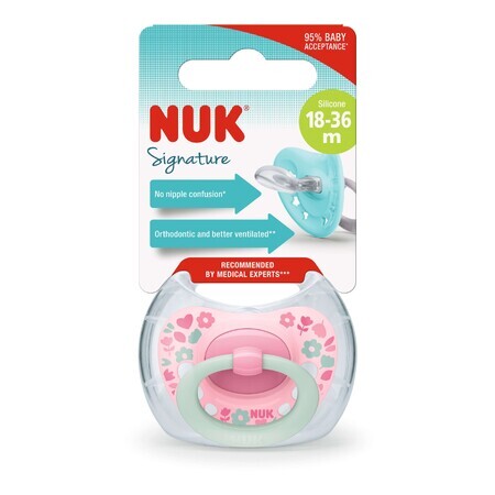 Sucette en silicone M3, 18-36 mois, Nuk 