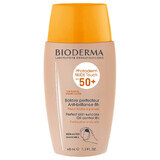 Fluide pour peaux mixtes et grasses Golden Photoderm Nude Touch SPF 50+, 40 ml, Bioderma