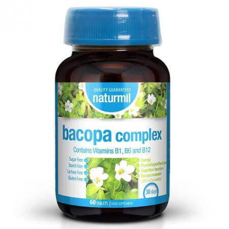 Bacopa-Komplex, 60 Tabletten, Naturmil