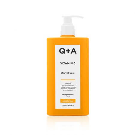 Crème pour le corps à la vitamine C, 250 ml, Q+A