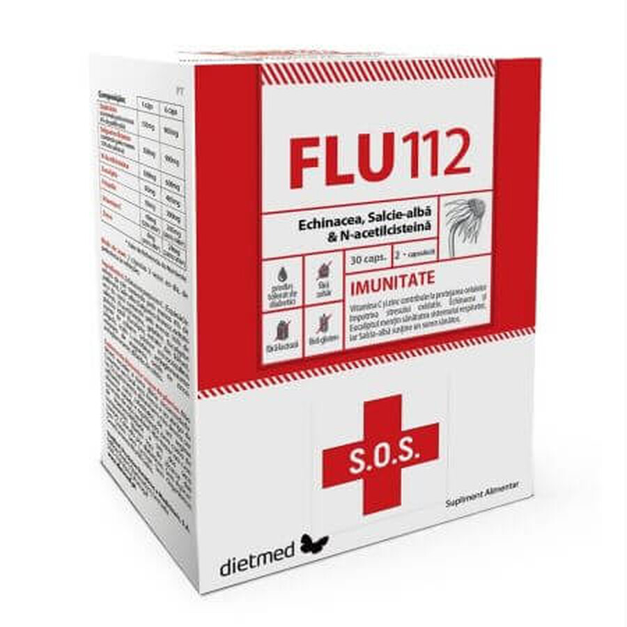 Flu 112, 30 gélules, Dietmed