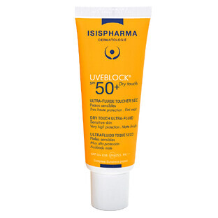 Isis Pharma UVEBLOCK Fluide protecteur matifiant avec protection solaire SPF 50+, 40 ml