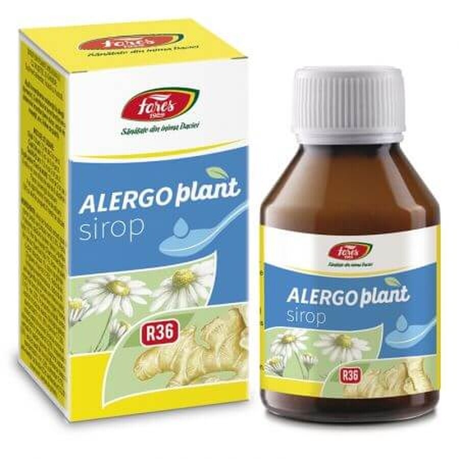 Sciroppo di fruttosio Alergoplant R36, 100 ml, Fares