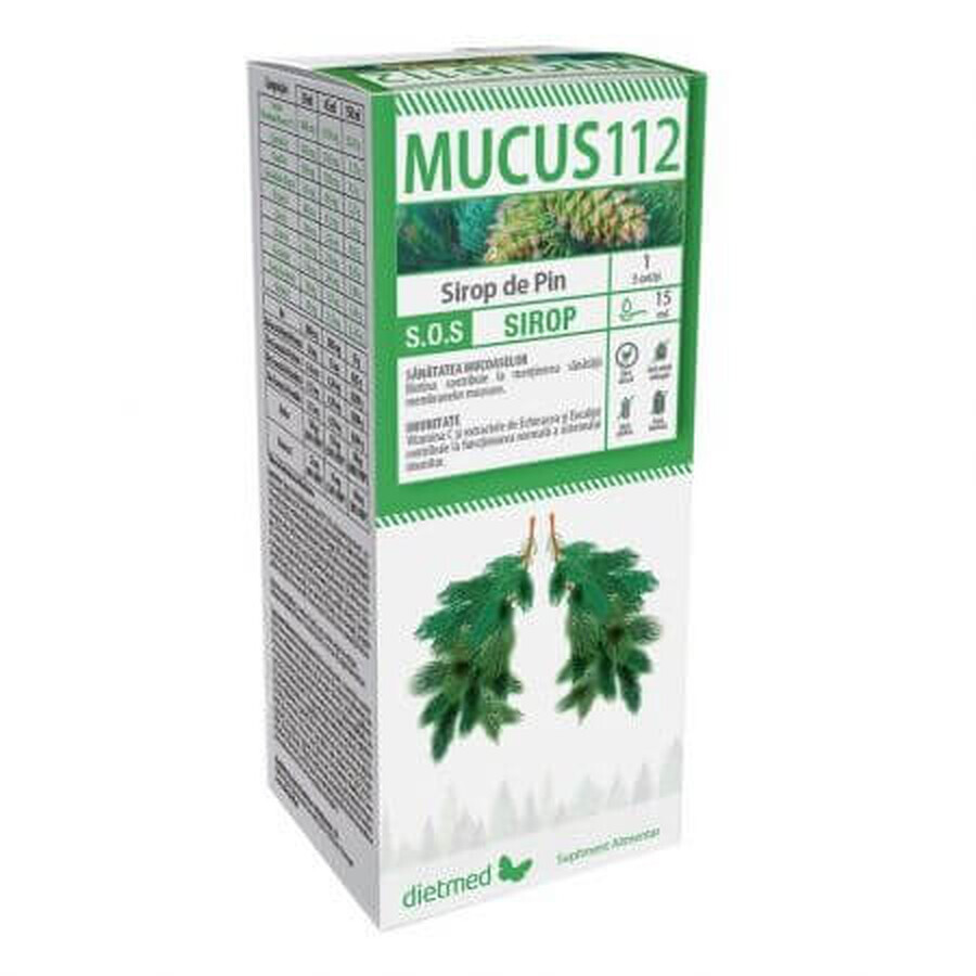 Sirop de pin Mucus 112, 150 ml, Dietmed