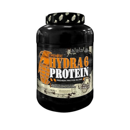 Grenade Hydra 6 Protein-Pulver, Protein-Mischung mit Vanille-Geschmack, 1816 g, GNC