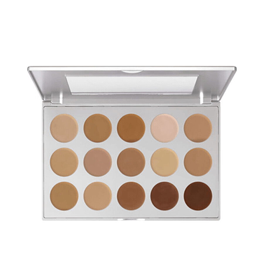 Kryolan HD Micro Foundation Palette 15 nuances