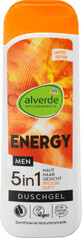 Alverde Naturkosmetik MEN ENERGY 5 in 1 Gel douche, 250 ml
