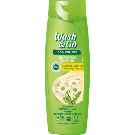 Wash&amp;Go Shampooing volumateur à la camomille 360 ml