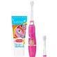 Brosse &#224; dents KidzSonic Unicorn + dentifrice &#224; la fraise, Brush Baby