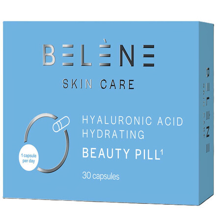 Pilule de beauté à l'acide hyaluronique, 30 gélules, Belene