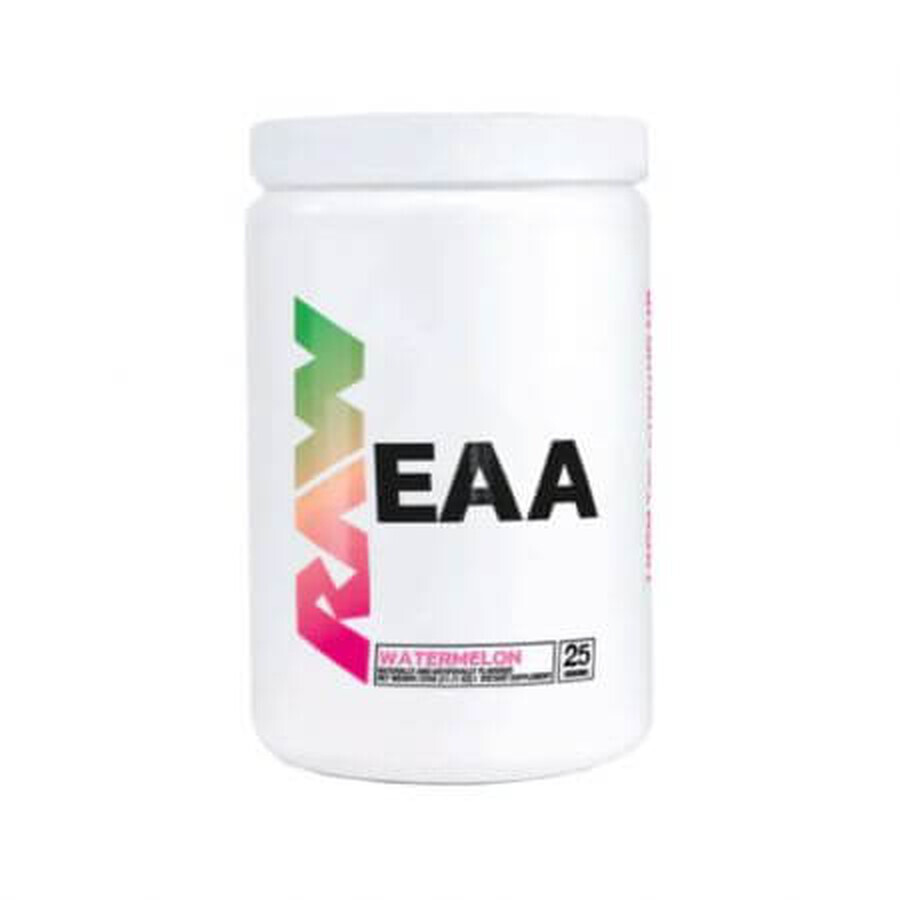Acides aminés essentiels EAA avec arôme de pastèque, 315 g, Raw Nutrition