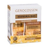 Crème au miel de Manuka bio 45+, 50 ml + Eau micellaire au miel de Manuka bio 3 en 1, 300 ml, Gerocossen