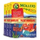 Pachet Peștișori gumați cu Omega-3 aromă de lămâie verde și căpșuni, 3 x 36 jeleuri, Möller's