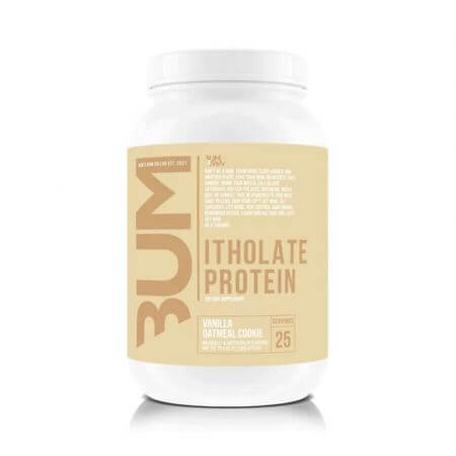 Isolat de lactosérum en poudre aromatisé Vanilla Oatmeal Cookie Cbum Series Itholate Protein, 777.5 g, Raw Nutrition