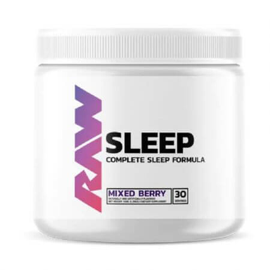 Integratore per migliorare la qualità del sonno Sleep Mixed, 150 g, Raw Nutrition