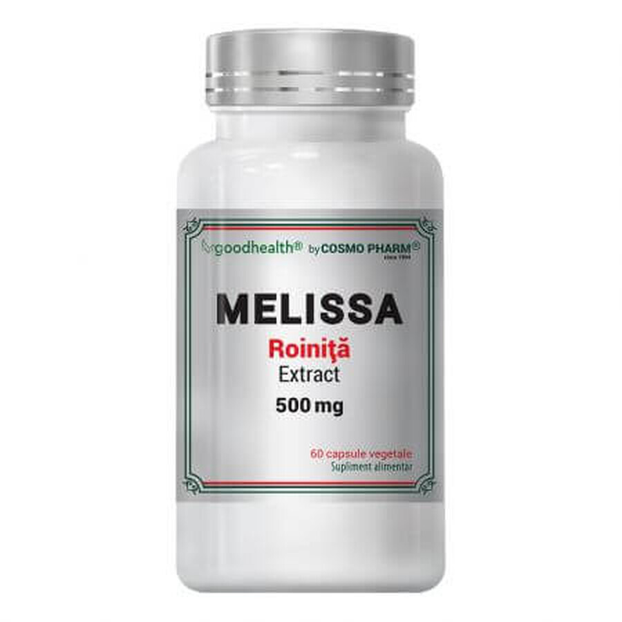Melissenextrakt, 500 mg, 60 Kapseln, Cosmo Pharm