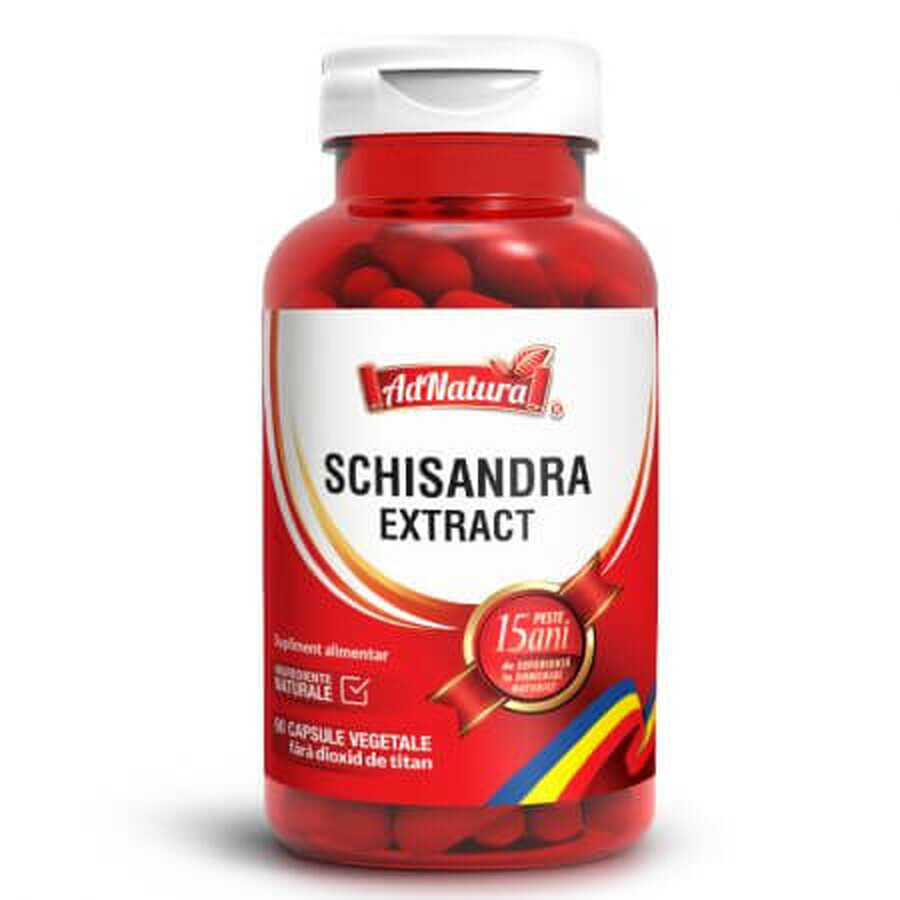 Extrait de Schisandra, 60 gélules, AdNatura