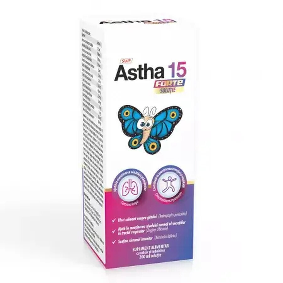 Astha 15 Forte Sirop, 200 ml, Sun Wave Pharma