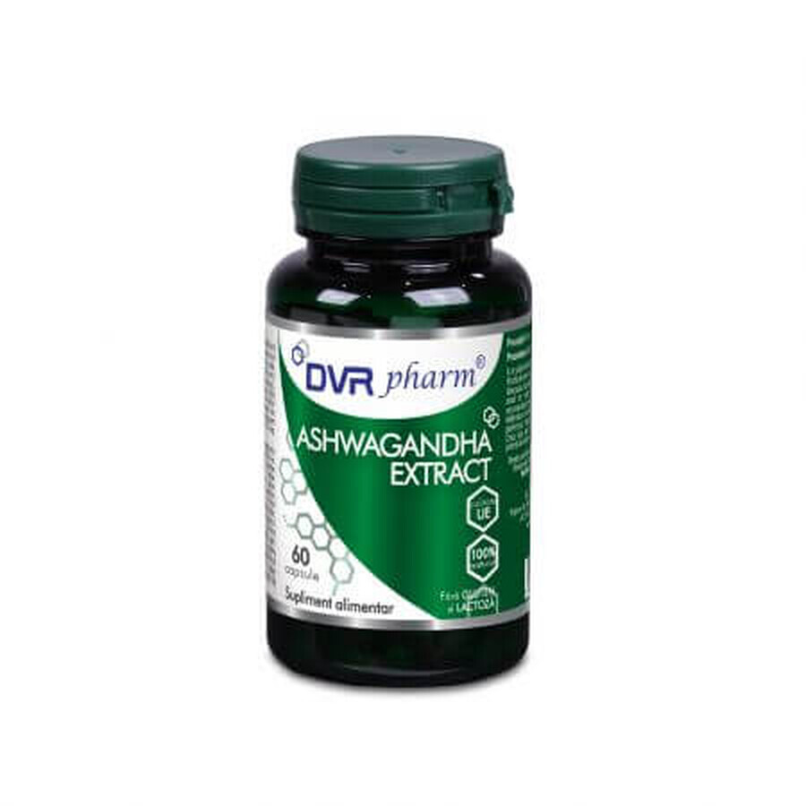 Extrait d'ashwagandha, 60 gélules, DVR Pharm