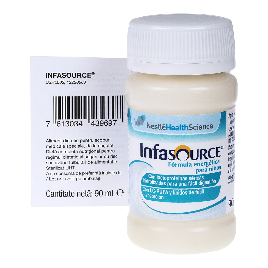 Infasource lait maternisé spécial, 90 ml, Nestlé