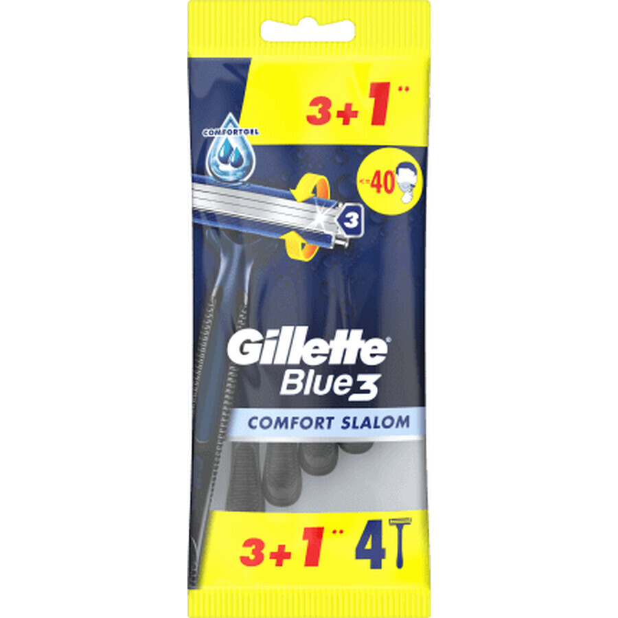 Gillette Rasiermesser Blau 3, 4 Stück