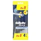 Gillette Aparat de ras Blue 3, 4 buc