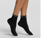 Pompea Chaussettes courtes pour femmes Chaussettes noires Perlita, 1 pi&#232;ce