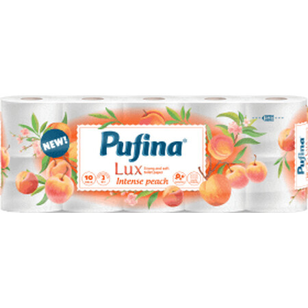 Papier hygiénique Pufina Peach 3 ply, 10 pcs
