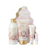 Set Gel douche, 250 ml + Lait corporel, 150 ml + Crème pour les mains, 30 ml + Baume à lèvres Dolce inverno, 4 g, Bottega Verde