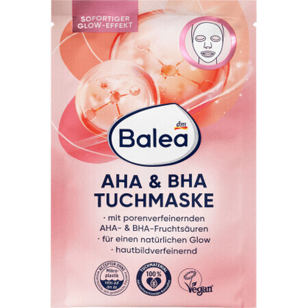 Balea Gesichtsmaske mit AHA & BHA, 1 Stück