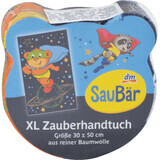 Asciugamano SauBär Magic con spazio per bambini, 1 pz