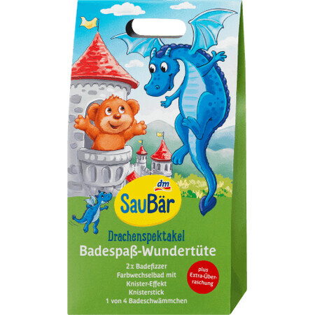 SauBär Sac magique avec dragon pour enfants, 1 pièce