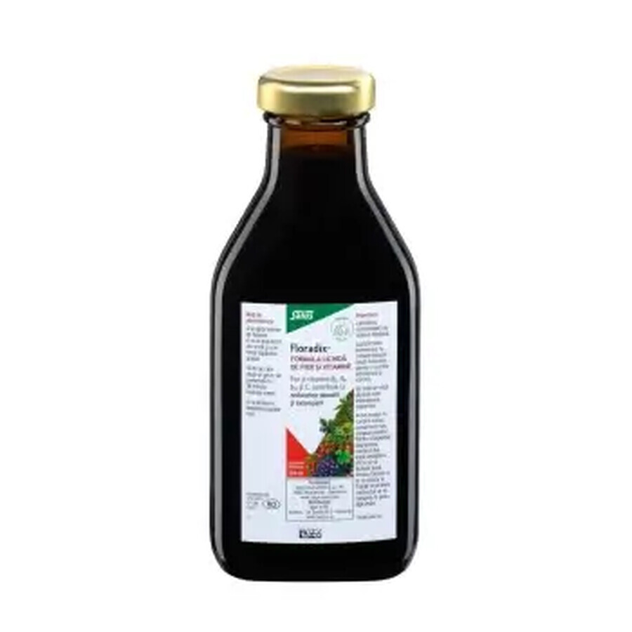 Formula lichida de fier si vitamine Floradix®, 250 ml, Salus