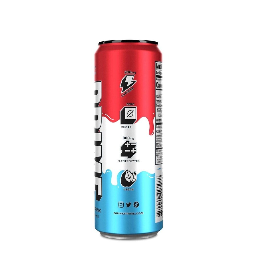 Prime Energy Drink, bevanda energetica e reidratante al gusto di ghiacciolo, 355 ml, GNC