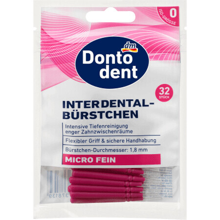 Brosses interdentaires Dontodent, 32 pièces