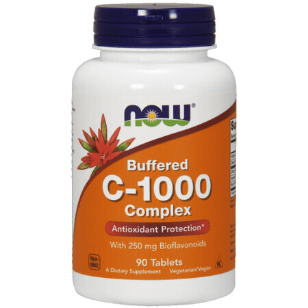 Vitamina C-1000 mg Complejo Tamponado x 90 comprimidos, Now Foods