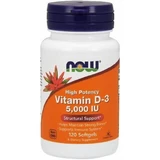 Vitamine D3 5000 IU x 120 soft cps, Now Foods