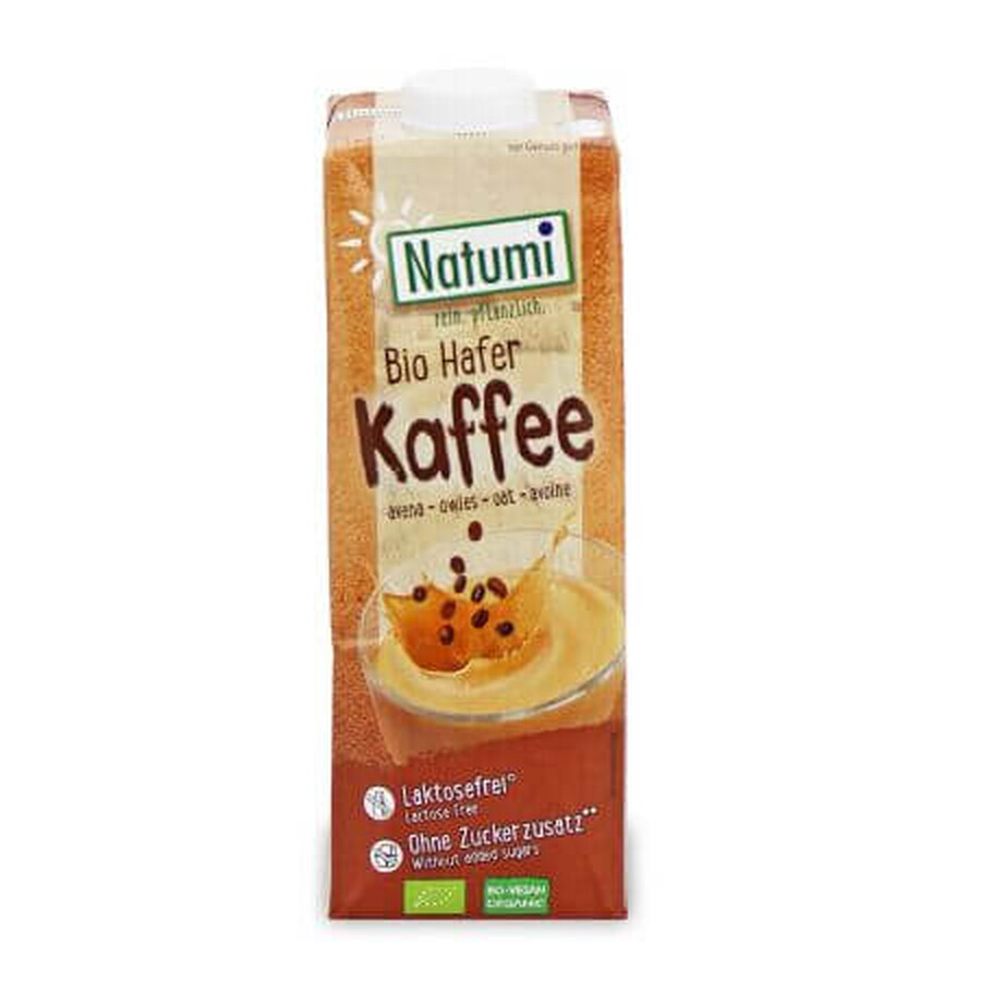Boisson d'avoine biologique avec café, 1L, Natumi