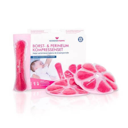 Compresses apaisantes pour les seins et le périnée chauds-froids, 3 pièces, Wondermom