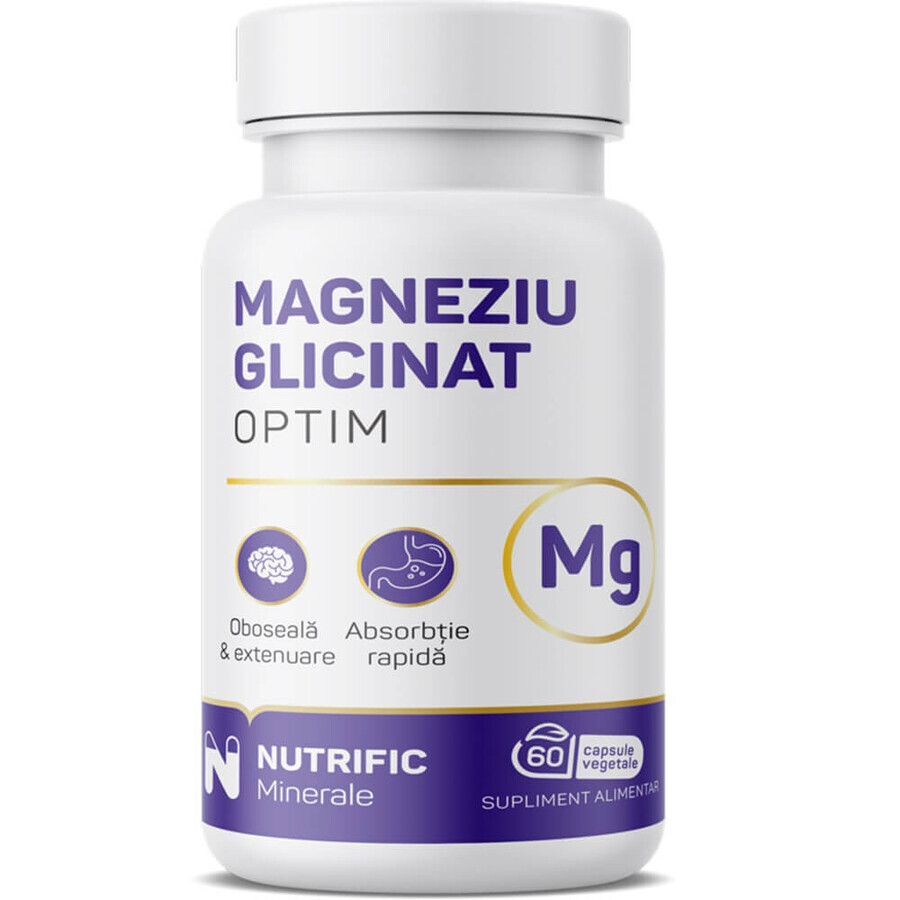 Glicinato di magnesio Optim, 60 capsule, Nutrific