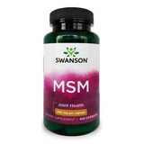 MSM 500 mg, 100 gélules, Swanson