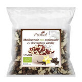 Multigrain expansé bio au chocolat et à la vanille, 125 g, Pronat