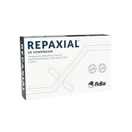 Repaxial, supplément pour les yeux, 20 comprimés, Fidia Farmaceutici