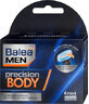Balea MEN Precision BODY recharges de lames, 4 pi&#232;ces